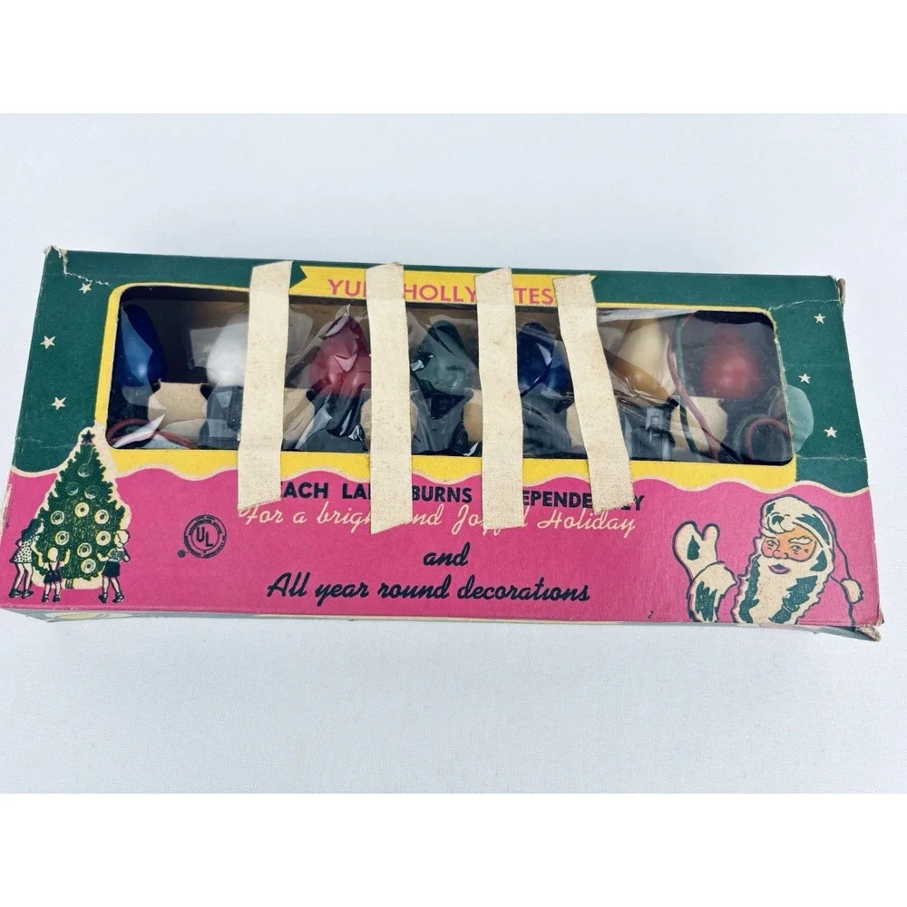 Yule Holly vintage yule